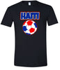 Haiti Soccer Adult Gildan Soft Shirt
