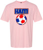 Haiti Soccer Adult Gildan Soft Shirt