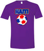 Haiti Soccer Adult Gildan Soft Shirt