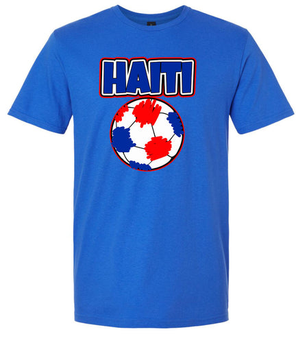 Haiti Soccer Children's Gildan Soft Shirt