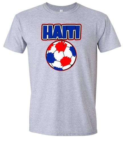 Haiti Soccer Children's Gildan Soft Shirt