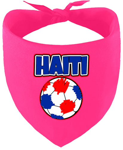 Haiti Soccer Pet Bandana