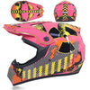 Small Off-road Helmet Racing Lightweight Mountain Full Face Helmet With Goggles