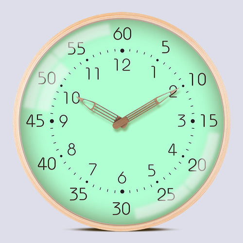 Children''s Learning Schedule Student''s Bedside Solid Wood Wall