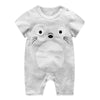 Baby One-Piece Clothes Baby Print Short-Sleeved Romper Bag Fart Suit