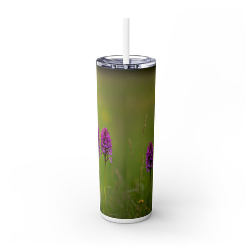 Skinny Tumbler with Straw – 20 oz Stainless Steel Cup