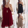 Womens Plus Size Chiffon Vest Mini Dress