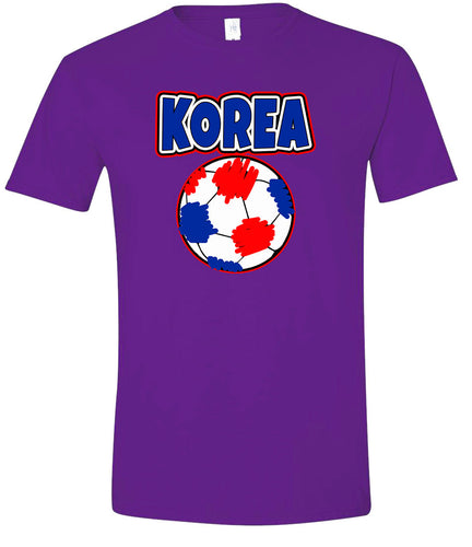 Korea Soccer Adult Gildan Soft Shirt