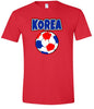 Korea Soccer Adult Gildan Soft Shirt