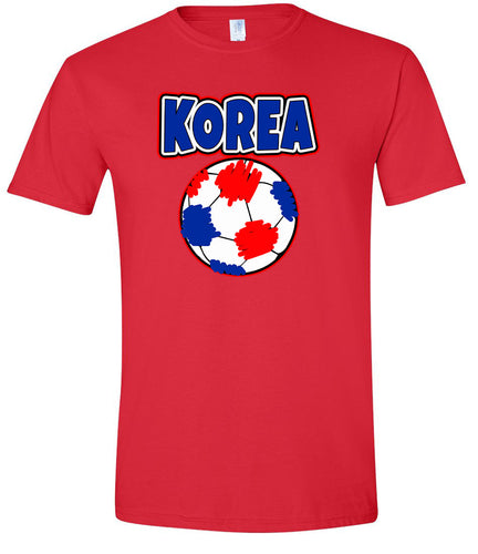 Korea Soccer Adult Gildan Soft Shirt