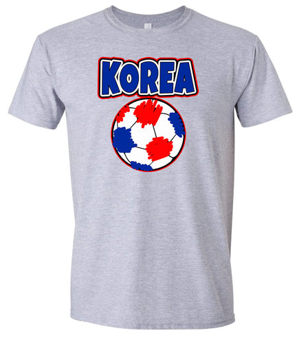 Korea Soccer Adult Gildan Soft Shirt