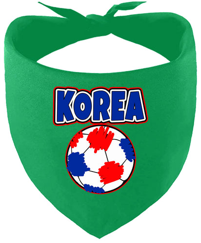Korea Soccer Pet Bandana
