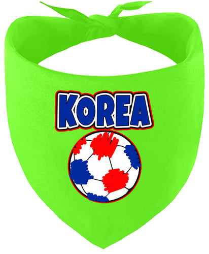 Korea Soccer Pet Bandana