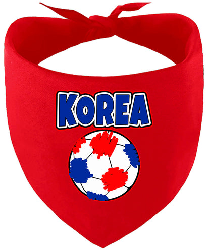 Korea Soccer Pet Bandana