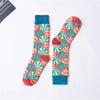Autumn And Winter New European And American High Tube Socks All Cotton Women''s High Band Creative Street Hip Hop Women''s Socks