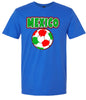Mexico Soccer Adult Gildan Soft Shirt