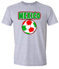 Mexico Soccer Adult Gildan Soft Shirt