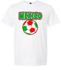 Mexico Soccer Adult Gildan Soft Shirt