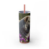Skinny Tumbler with Straw – 20 oz Stainless Steel Cup