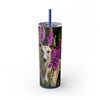 Skinny Tumbler with Straw – 20 oz Stainless Steel Cup