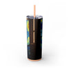 Skinny Tumbler with Straw – 20 oz Stainless Steel Cup