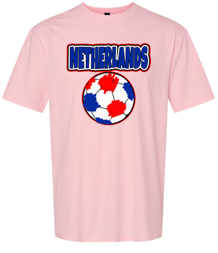 Netherlands Soccer Adult Gildan Soft Shirt