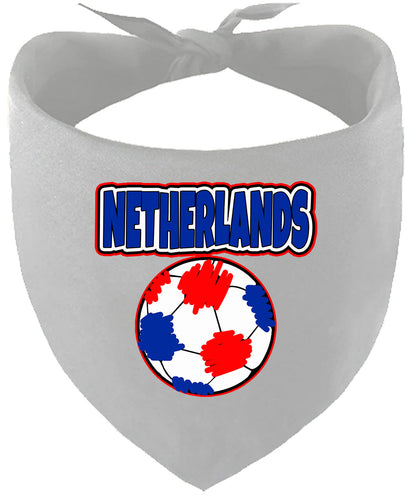 Netherlands Soccer Pet Bandana