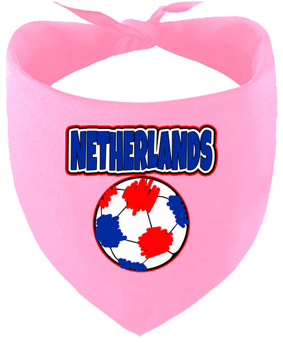 Netherlands Soccer Pet Bandana