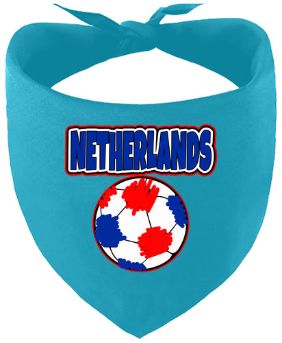 Netherlands Soccer Pet Bandana