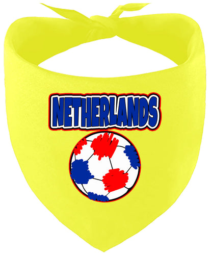 Netherlands Soccer Pet Bandana