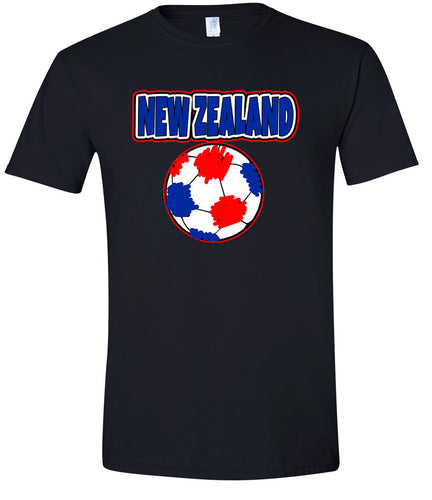 New Zealand Soccer Adult Gildan Soft Shirt
