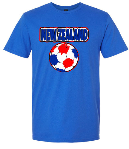 New Zealand Soccer Adult Gildan Soft Shirt