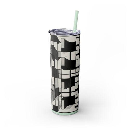 Skinny Tumbler with Straw – 20 oz Stainless Steel Cup