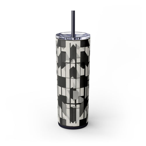 Skinny Tumbler with Straw – 20 oz Stainless Steel Cup
