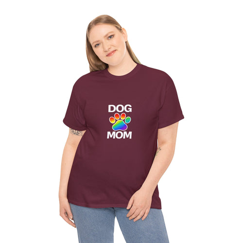 Pride Dog Mom Heavy Duty Unisex Tee Sizes Small - 5XL (11 colors)