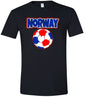 Norway Soccer Adult Gildan Soft Shirt