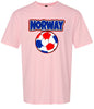 Norway Soccer Adult Gildan Soft Shirt