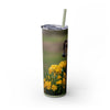 Skinny Tumbler with Straw – 20 oz Stainless Steel Cup