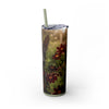 Skinny Tumbler with Straw – 20 oz Stainless Steel Cup