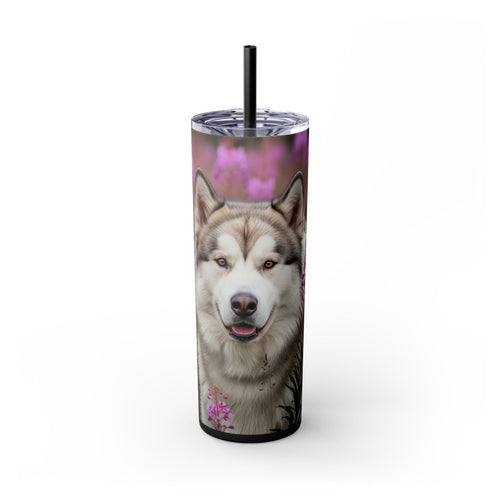 Skinny Tumbler with Straw – 20 oz Stainless Steel Cup