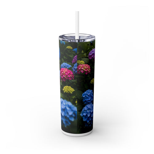 Skinny Tumbler with Straw – 20 oz Stainless Steel Cup