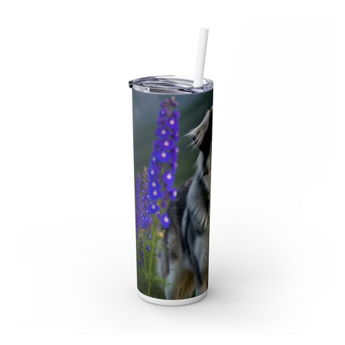 Skinny Tumbler with Straw – 20 oz Stainless Steel Cup