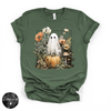 Ghostly Pumpkin Tee | Cute Spooky Halloween Graphic T-Shirt