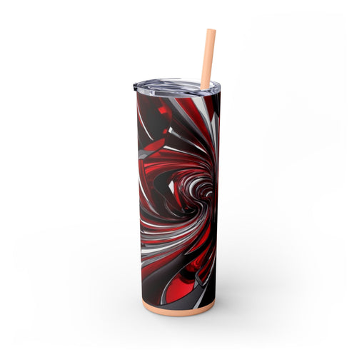 Skinny Tumbler with Straw – 20 oz Stainless Steel Cup