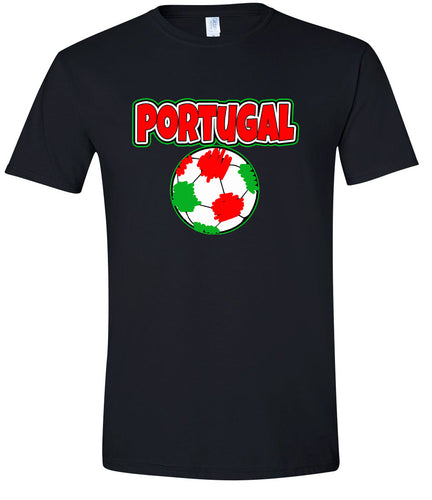 Portugal Soccer Adult Gildan Soft Shirt