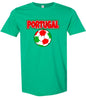 Portugal Soccer Adult Gildan Soft Shirt