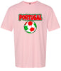 Portugal Soccer Adult Gildan Soft Shirt