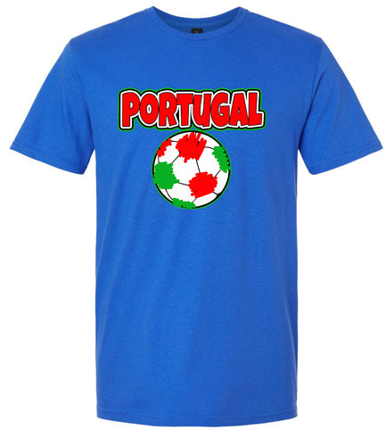 Portugal Soccer Adult Gildan Soft Shirt