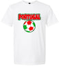 Portugal Soccer Adult Gildan Soft Shirt