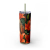 Skinny Tumbler with Straw – 20 oz Stainless Steel Cup